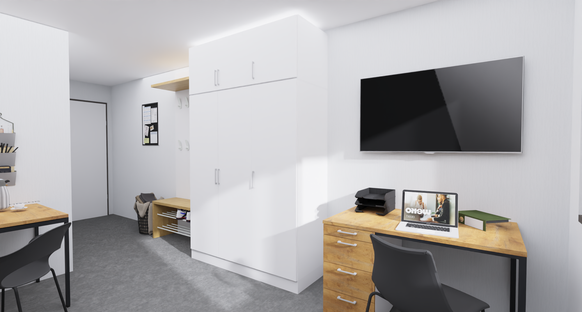 Großes Apartment – Arbeitsbereich