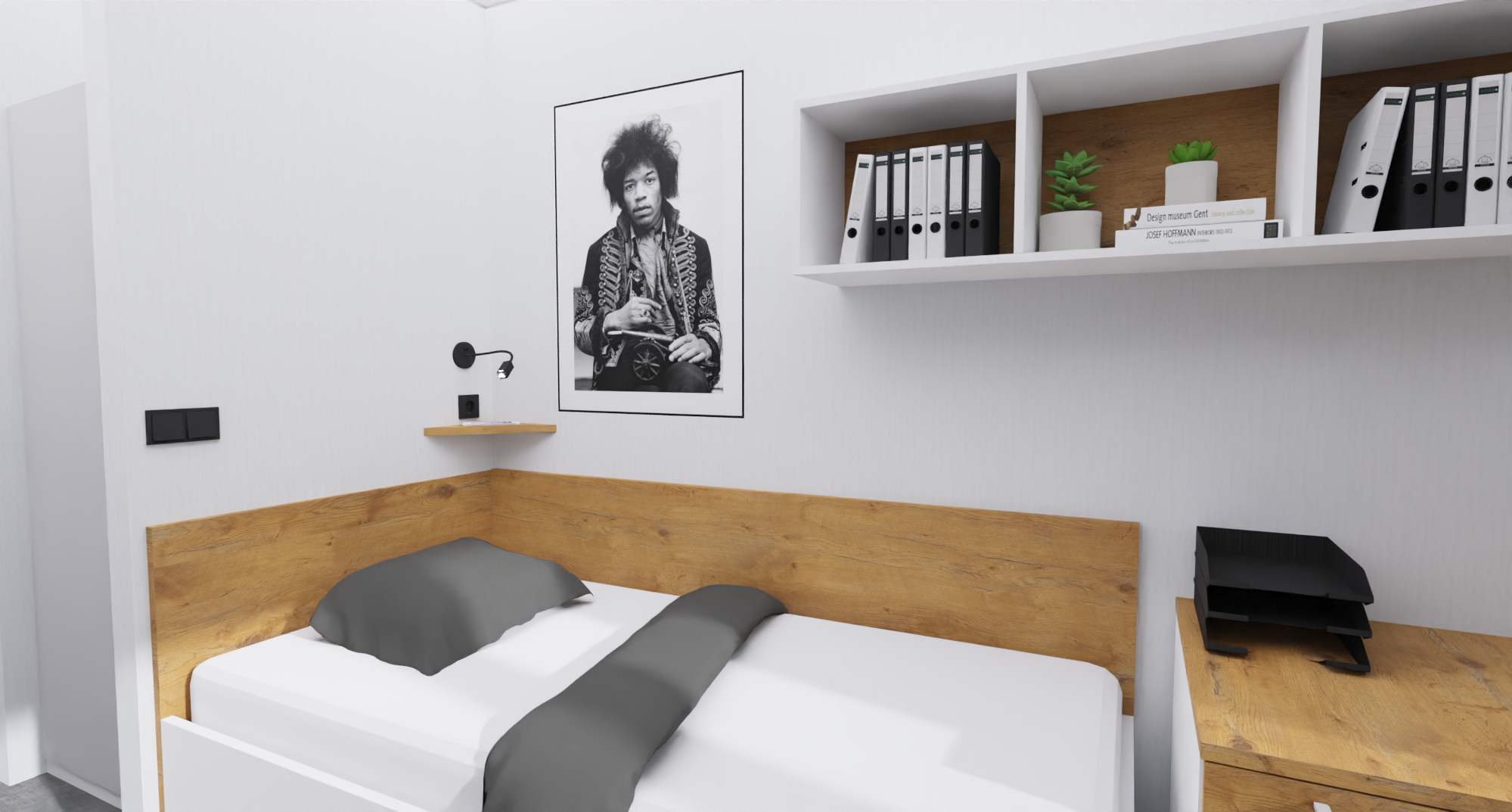 Standardzimmer – Bett