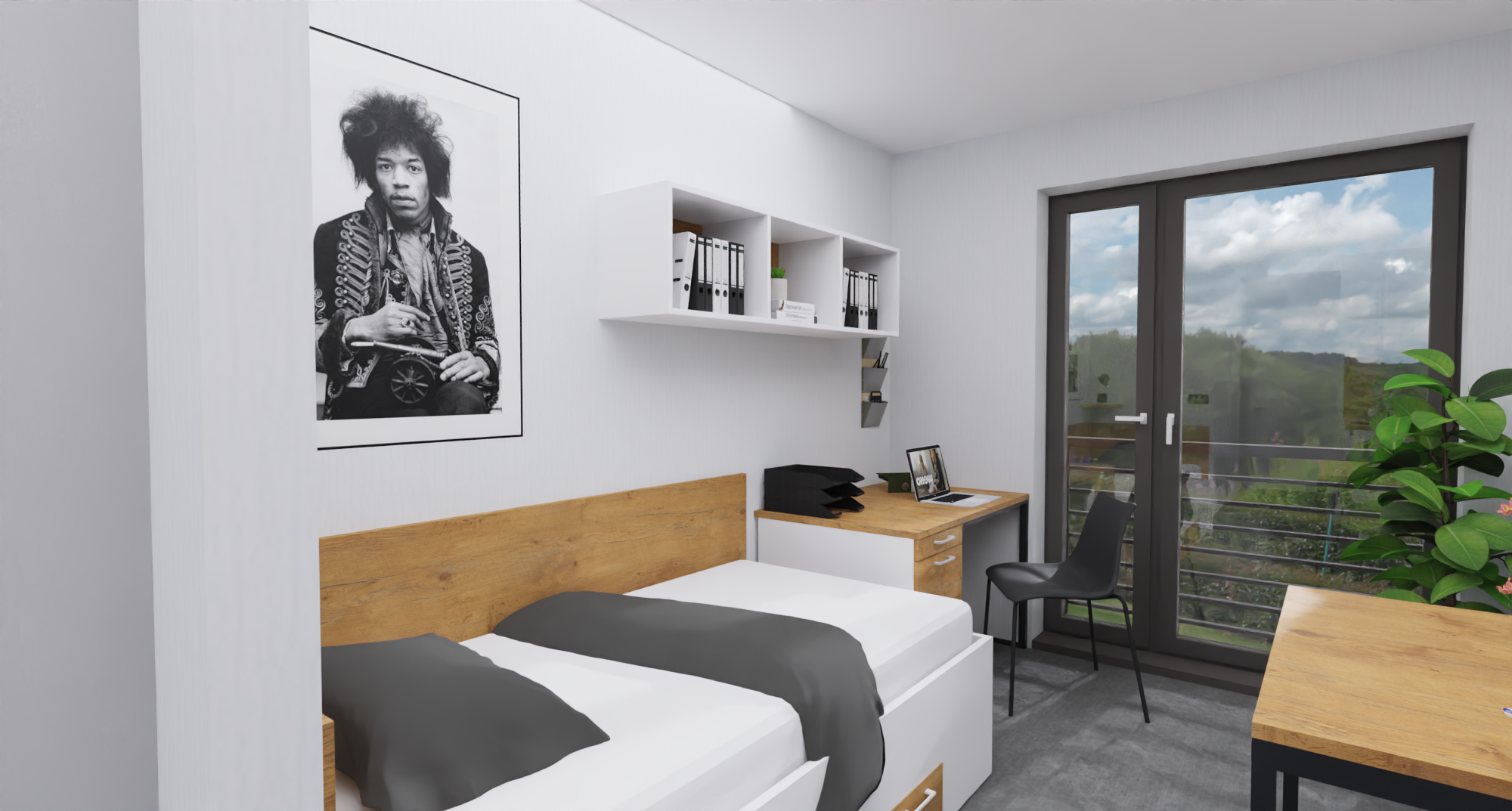 Standardzimmer – Schlafbereich